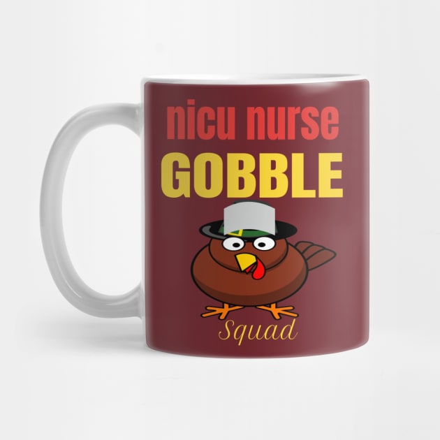 Nurse Turkey Fquad Funny Thanksgiving gift by rami99